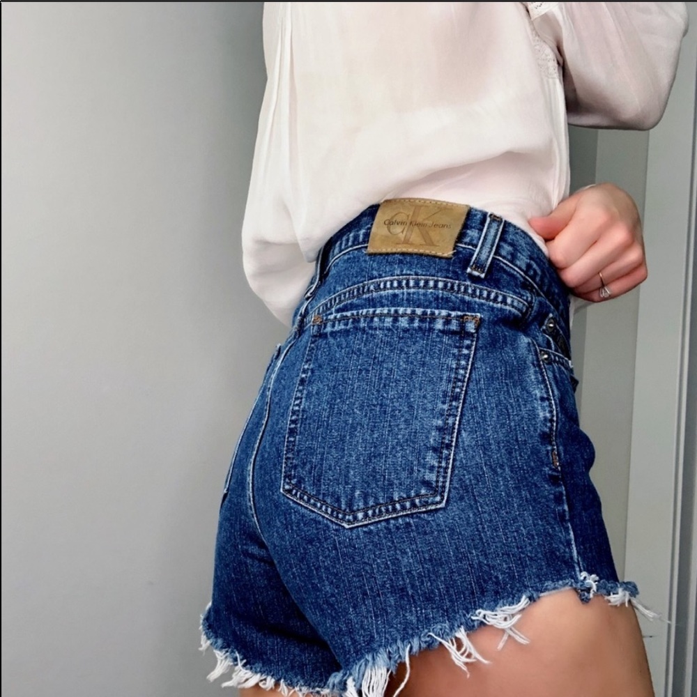 Vintage Calvin Klein Cut Off Jean Shorts